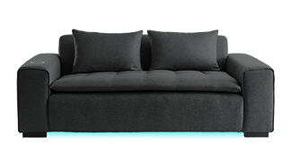 Fauteuil connect� gris clair