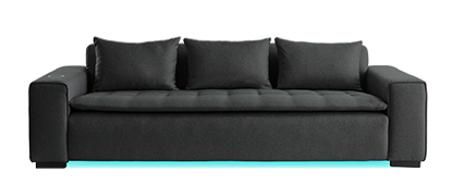 Fauteuil connect� gris clair